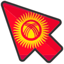 Kyrgyzstan arrow cursor