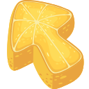 Lemon Texture arrow cursor