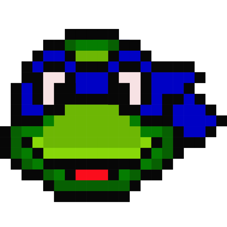 Leonardo Ninja Turtles Pixel arrow cursor