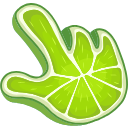 Lime Texture hand cursor