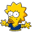 Maggie Simpson hand cursor