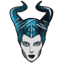 Maleficent and raven hand cursor