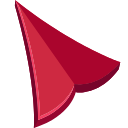 Maroon arrow cursor