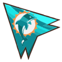 Miami Dolphins arrow cursor