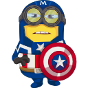 Minion Captain America Character arrow cursor