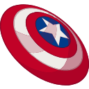 Minion Captain America Character hand cursor