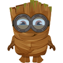 Minion Groot Character arrow cursor