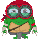 Minion Ninja Turtle Character arrow cursor