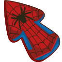 Minion Spider-Man Character hand cursor