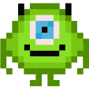 Monsters Pixel arrow cursor