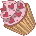 Muffin and donut arrow cursor