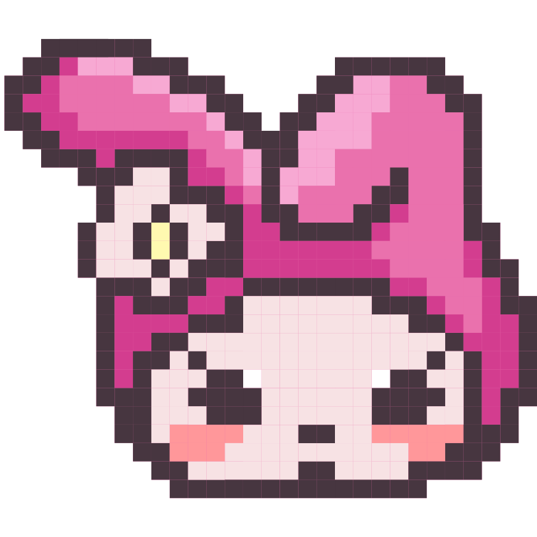 My Melody Pixel arrow cursor