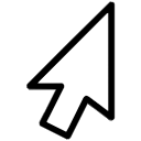 On the other side arrow cursor