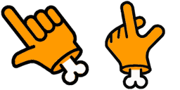 Orange hand
