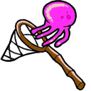 Pearl Krabs and Jellyfish arrow cursor