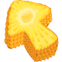 Pineapple Texture arrow cursor