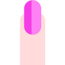 Pink hand cursor