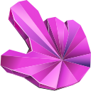 Pink Sapphire Texture hand cursor