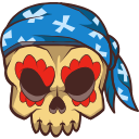 Pirate Skull arrow cursor