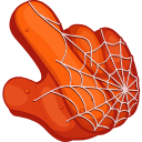 Pumpkin Texture hand cursor