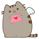 Pusheen: Cupid hand cursor