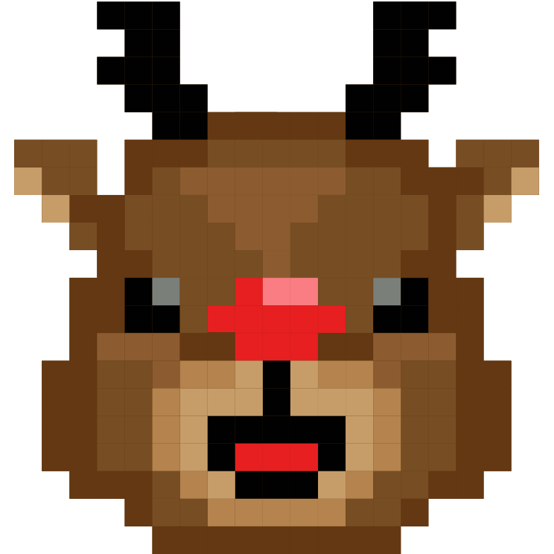 Reindeer Pixel arrow cursor