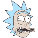 Rick and Morty hand cursor