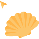 Seashell and Starfish arrow cursor