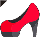 Shoes and handbag arrow cursor