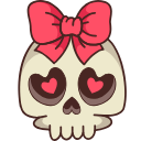 Skull with Bow arrow cursor