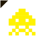 Space Invaders Yellow and Green arrow cursor