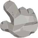 Stone Texture hand cursor