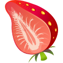 Strawberry arrow cursor