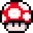 Pixel: Super Mushroom arrow cursor