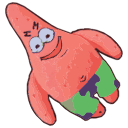 Surprised Patrick arrow cursor