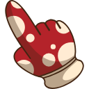 The Forest hand cursor