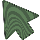 The Green Illusion arrow cursor