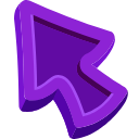 The Purple arrow cursor