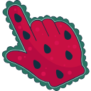 The Watermelon hand cursor