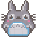 Totoro Pixel arrow cursor