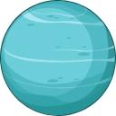 Uranus Planet hand cursor