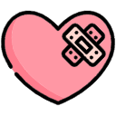 Pink Valentine Day hand cursor