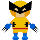 Superhero Wolverine hand cursor