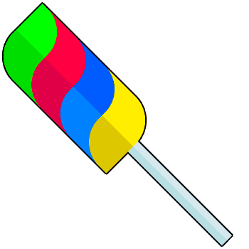 Lollipop and crepes arrow cursor