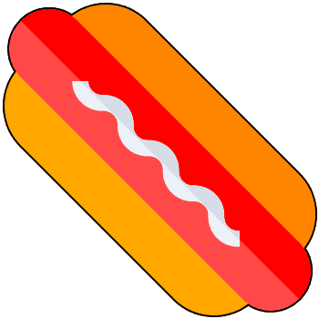 Hot dog arrow cursor