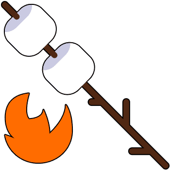 Marshmallow at the stake arrow cursor