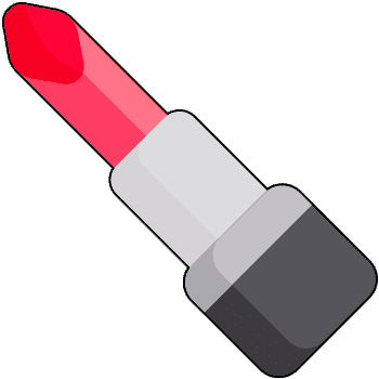 Lipstick and lips arrow cursor