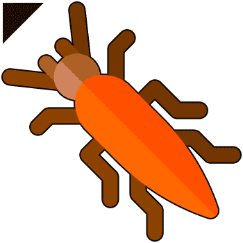 Lizard and beetle arrow cursor