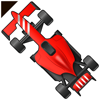 Formula 1 car arrow cursor