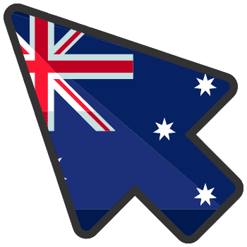 Australia arrow cursor